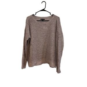 American Eagle Lavender Knit Pullover Crewneck Sweater Women Small